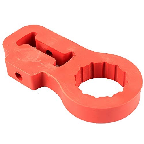 Off Road Lift Jack Handle Keeper - Pack of 2, Mount Bracket () Red