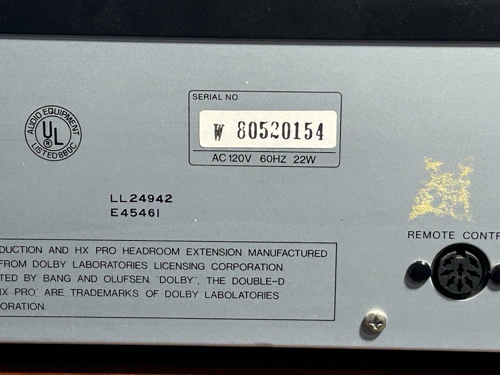 Luxman K-112 3 Head Stereo Cassette Deck Tested Working