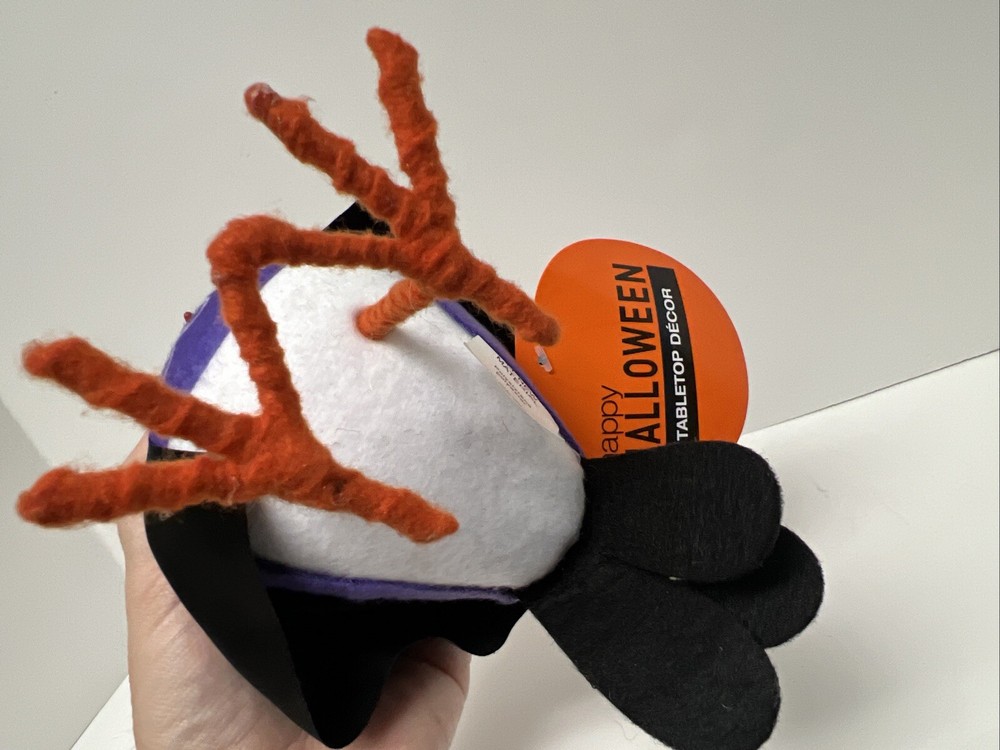 Bird Witch & Devil Vampire Birds With Tags - 2 Halloween Birds