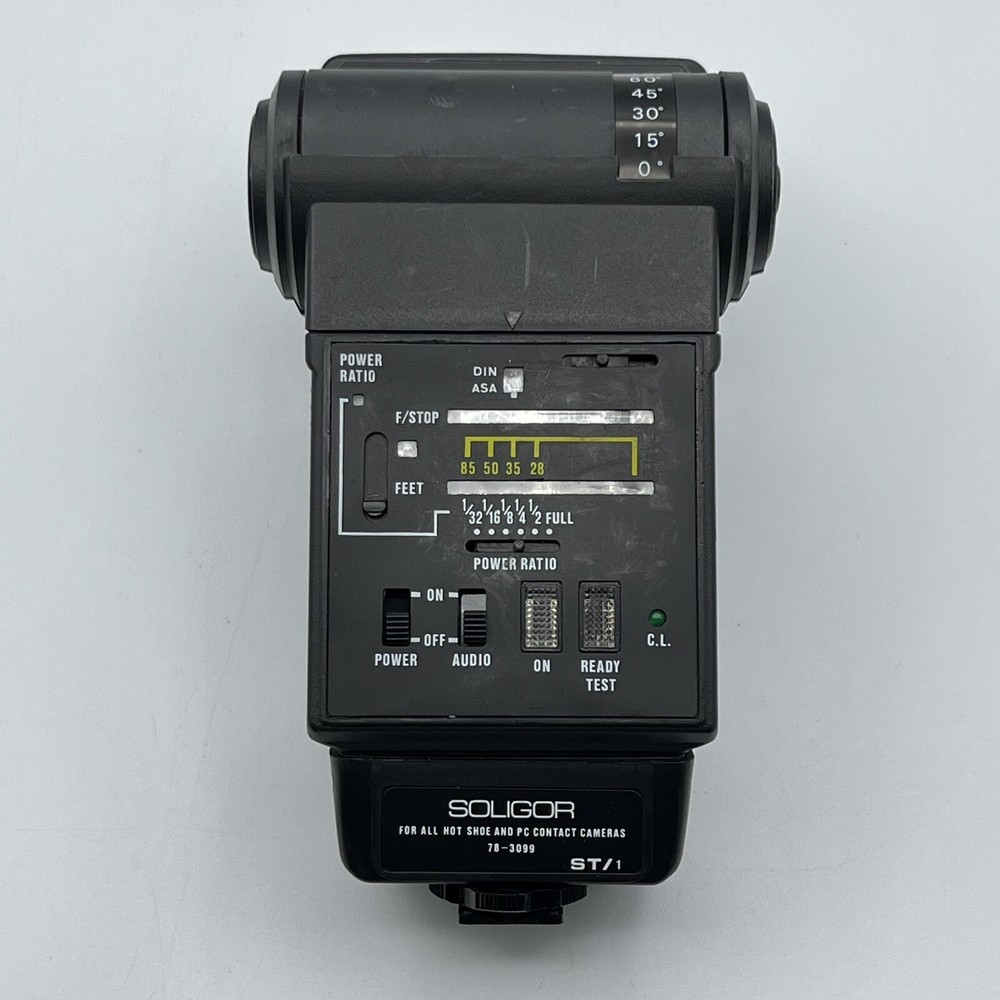 Soligor Shoe Mount Camera Flash - Model 30D - Tested and Works