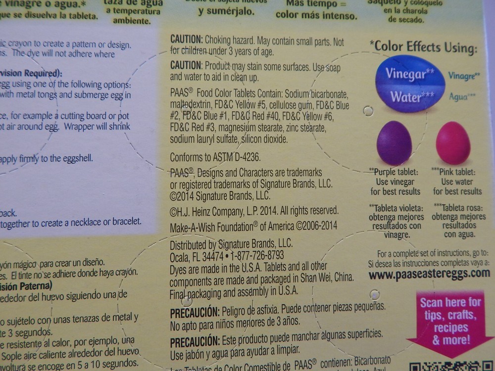 PAAS Color Cups & Egg Decorating Kit Lot