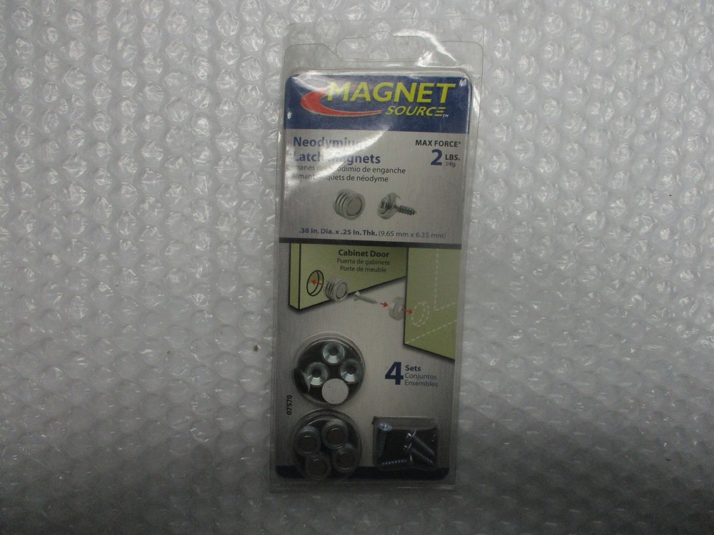 MAGNET SOURCE 07570 LATCH MAGNETS 4 SETS NSMP