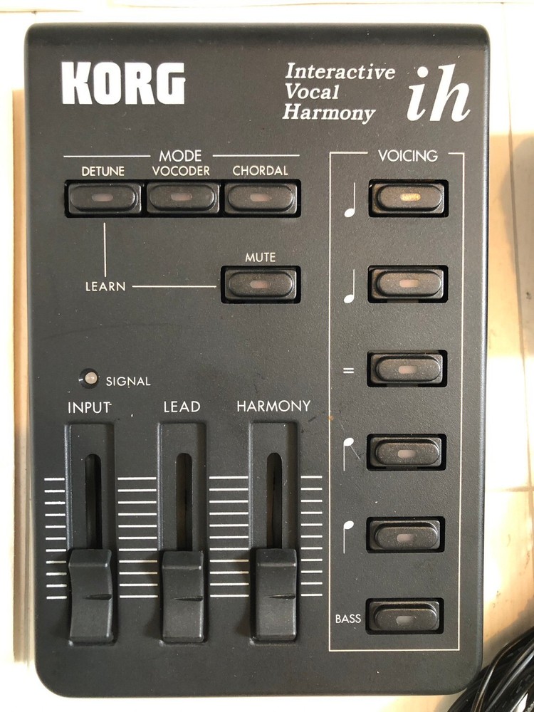 KORG ih Interactive Vocal Harmony Harmonizer Black Excellent FS