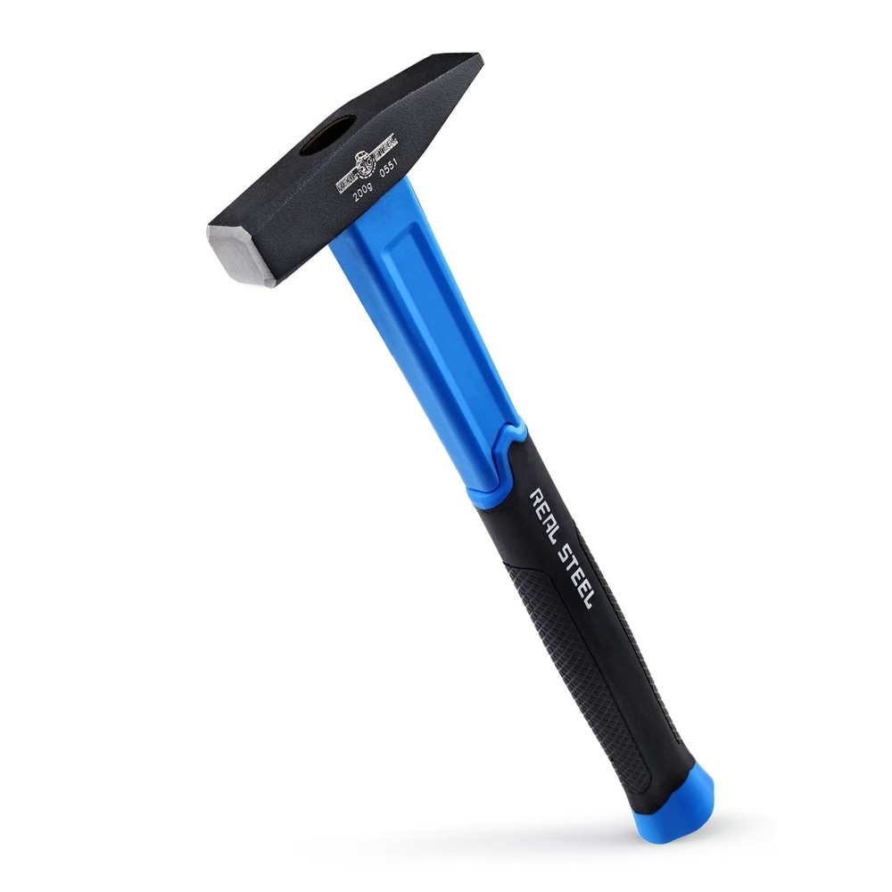 REAL STEEL Blacksmith Hammer Small Construction Jacketed Graphite Tools Sheet...