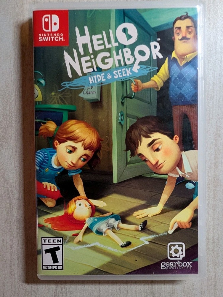 NO GAME Hello Neighbor Hide & Seek Nintendo Switch Case