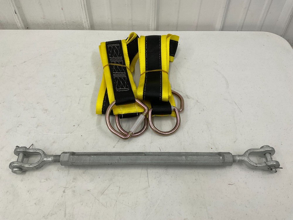 FALLTECH 60260A Temporary Horizontal Lifeline 60 ft Lifeline Lg