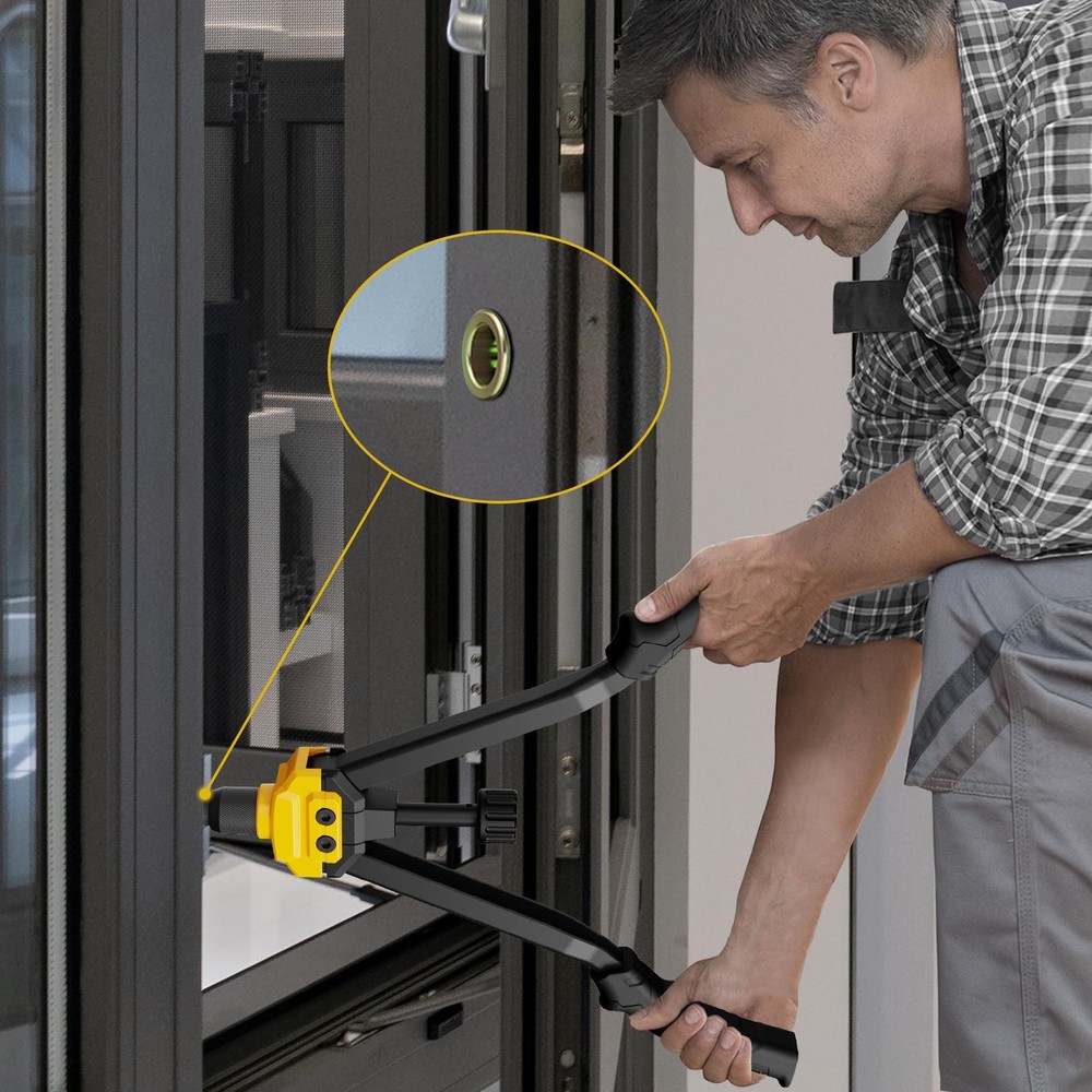 IMQUALI Rivet Nut Tool Kit, 16" Rivnut 16‘’ Tool, Black