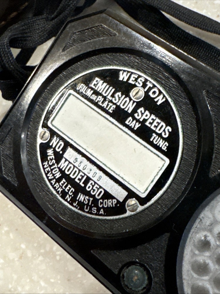 Weston Leicameter Model 650 Light Exposure Meter w/Case