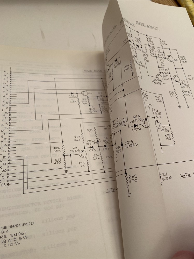 Northeastern Technical Instruction Manual Model 40-70 Communications Counter #F