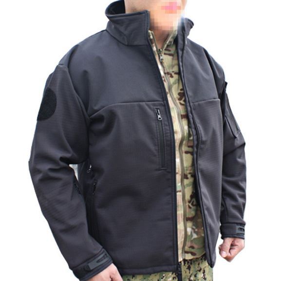 Airsoft EMERSON Rangers Reload Softshell Operators Jacket Black Large UK