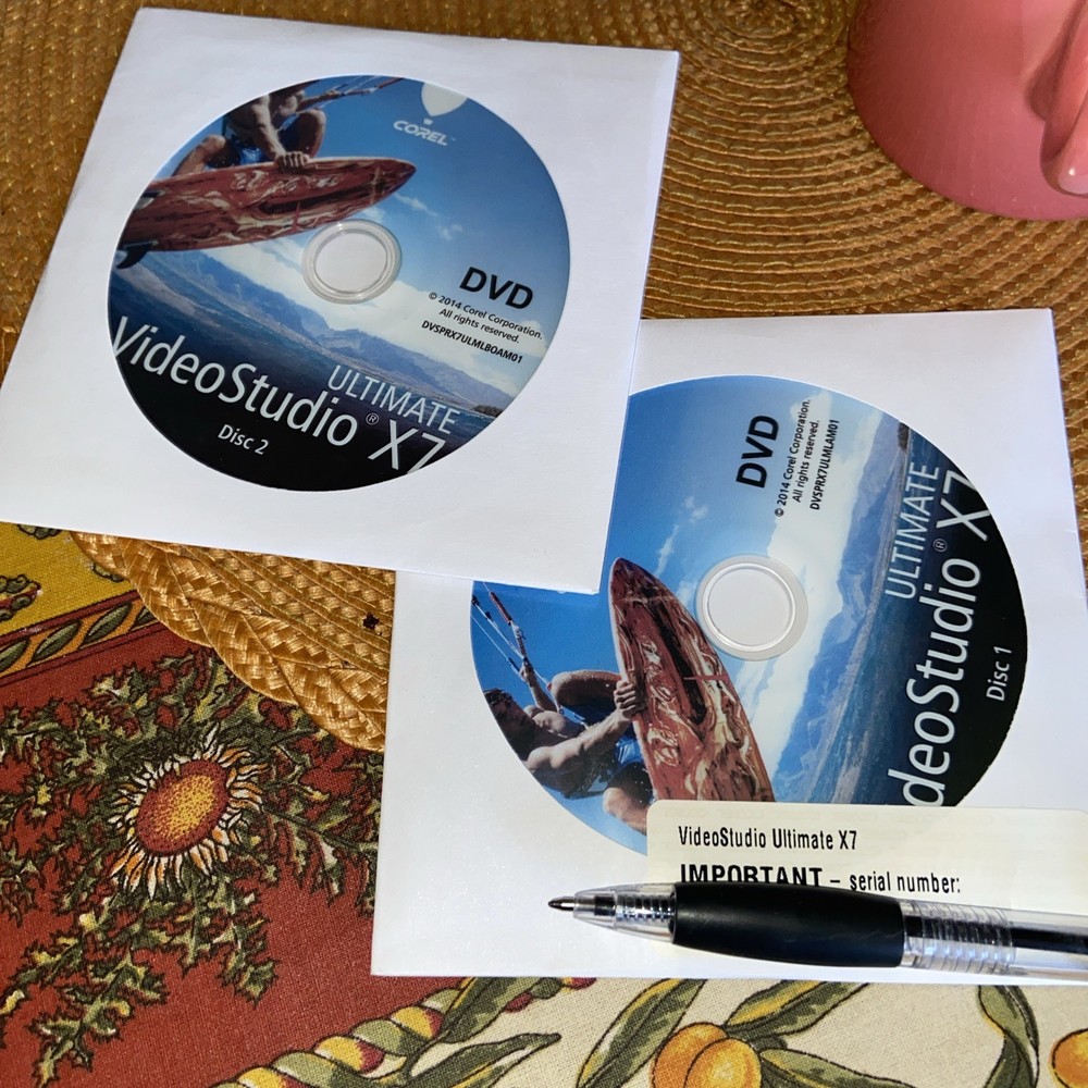 Corel Software IncludingVideo Studio X7 USED