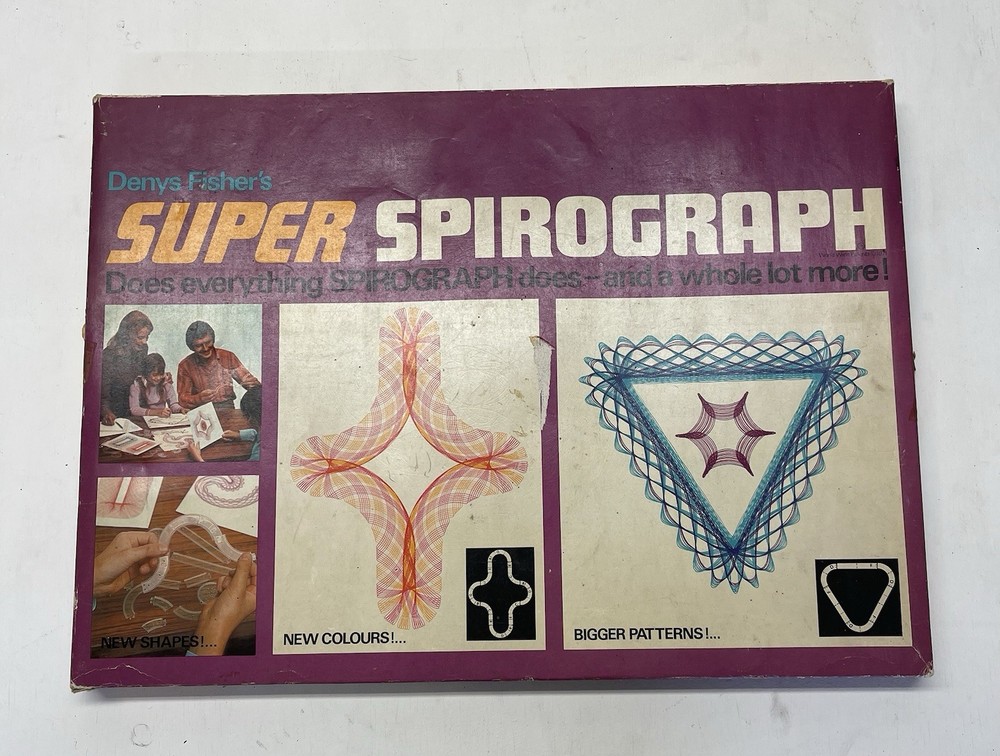 Denys Fishers 1970s Vintage Super Spirograph