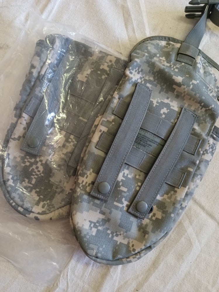 NEW MOLLE II Entrenching Tool, E-Tool Carrier Pouch ACU Camo