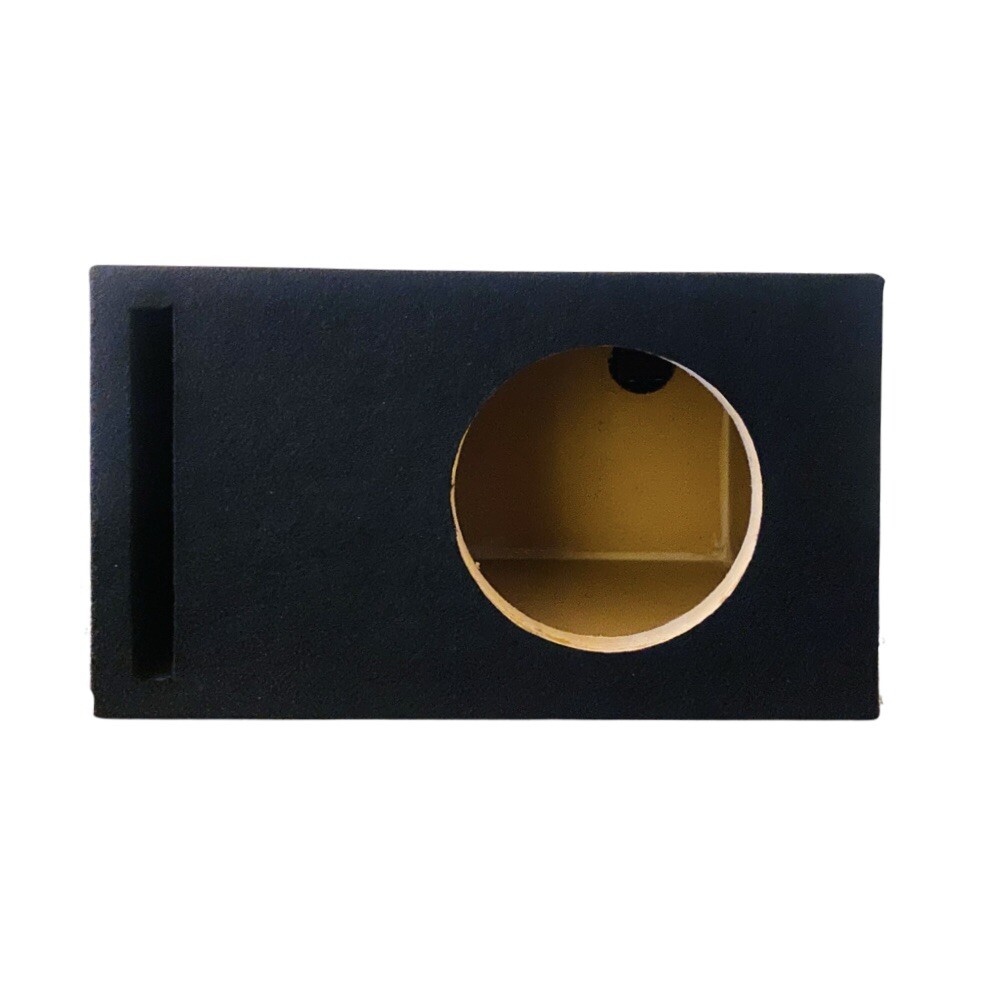 Custom 6.5” Ported Sub Box Enclosure | 0.40 Cu Ft | Compact Box MDF-Black