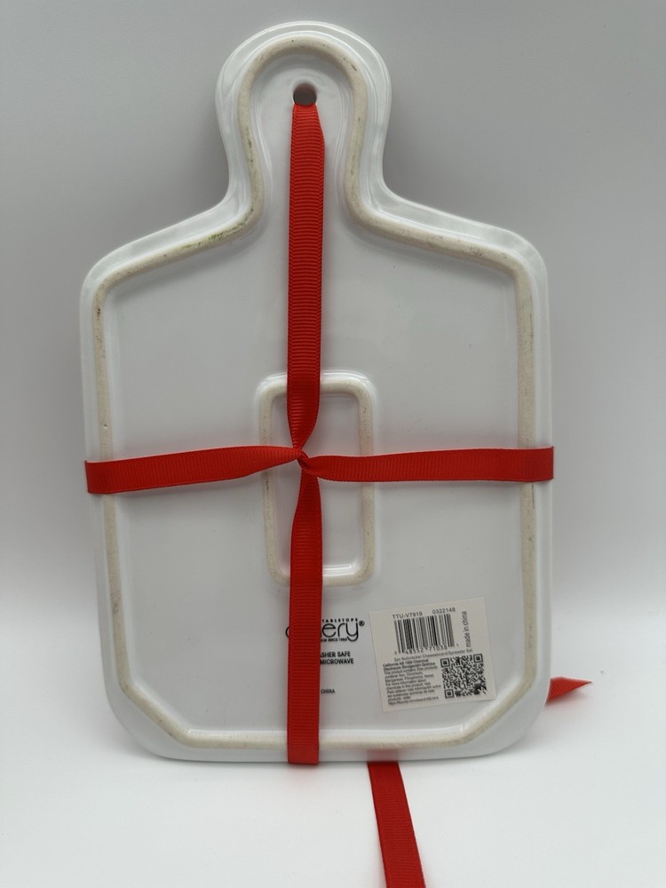 Tabletops Gallery Nutcracker Cheeseboard/Spreader, Ceramic - 9 Inch