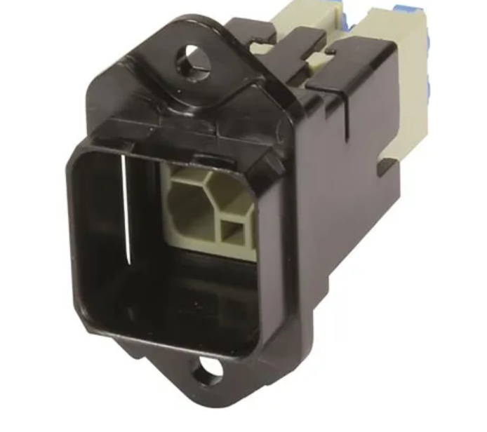 Harting Connector Sq Push Pull Panel Mount Male 14-20 AWG