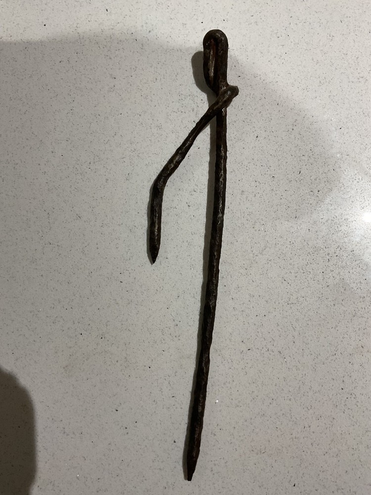 ww1 Somme find steel tent peg
