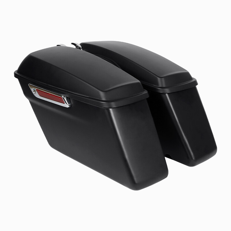 Matte Hard Saddlebag Conversion Bracket Fit For Harley Softail Custom 1984-2017