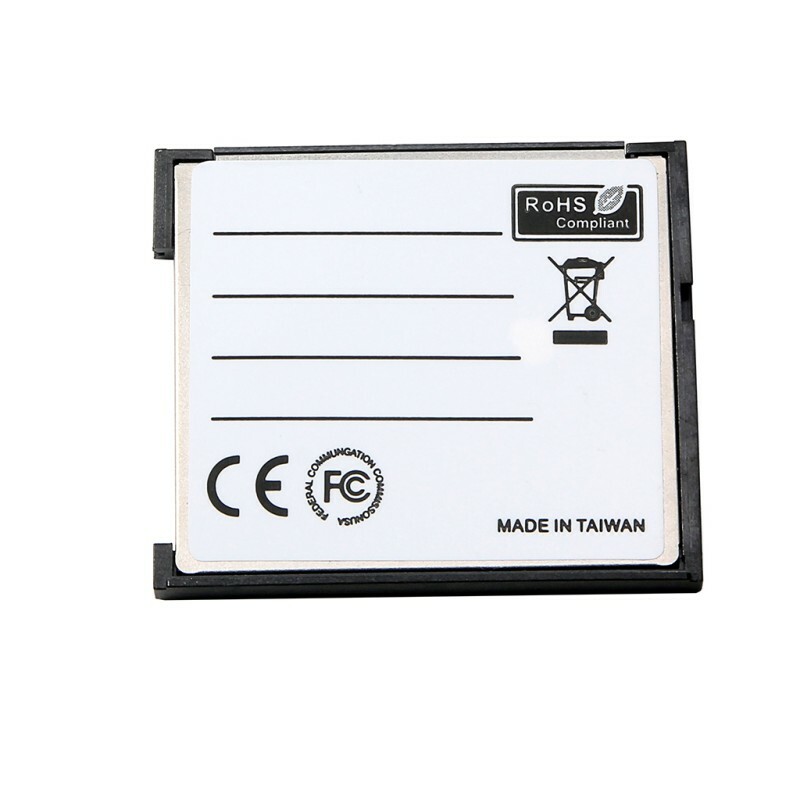 Speed SDXC SDHC SD to CF Compact Flash Memory Card Reader Adapter Type I High