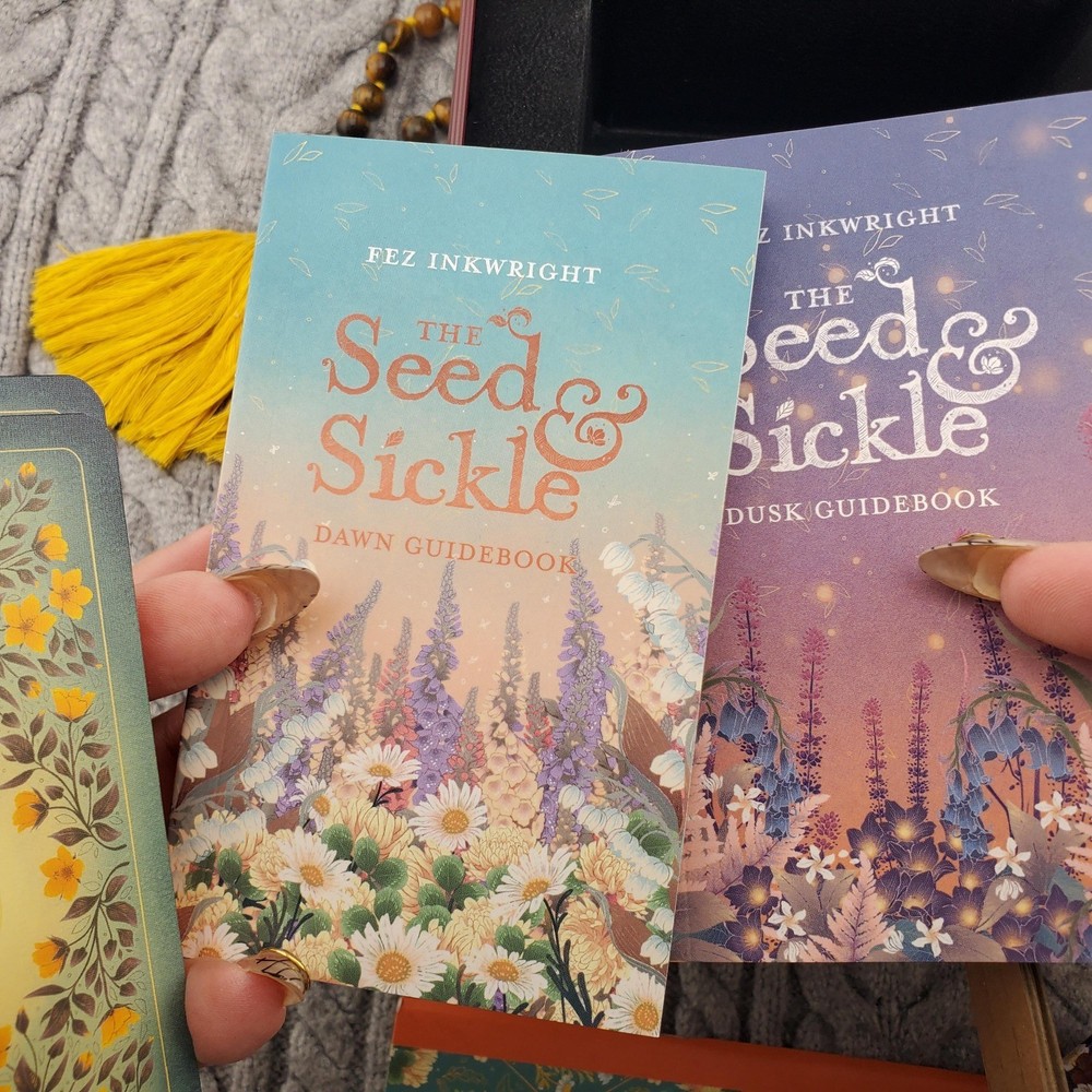 The Seed & Sickle Oracle by Fez Inkwright 55 Plus Card Oracle Deck USED