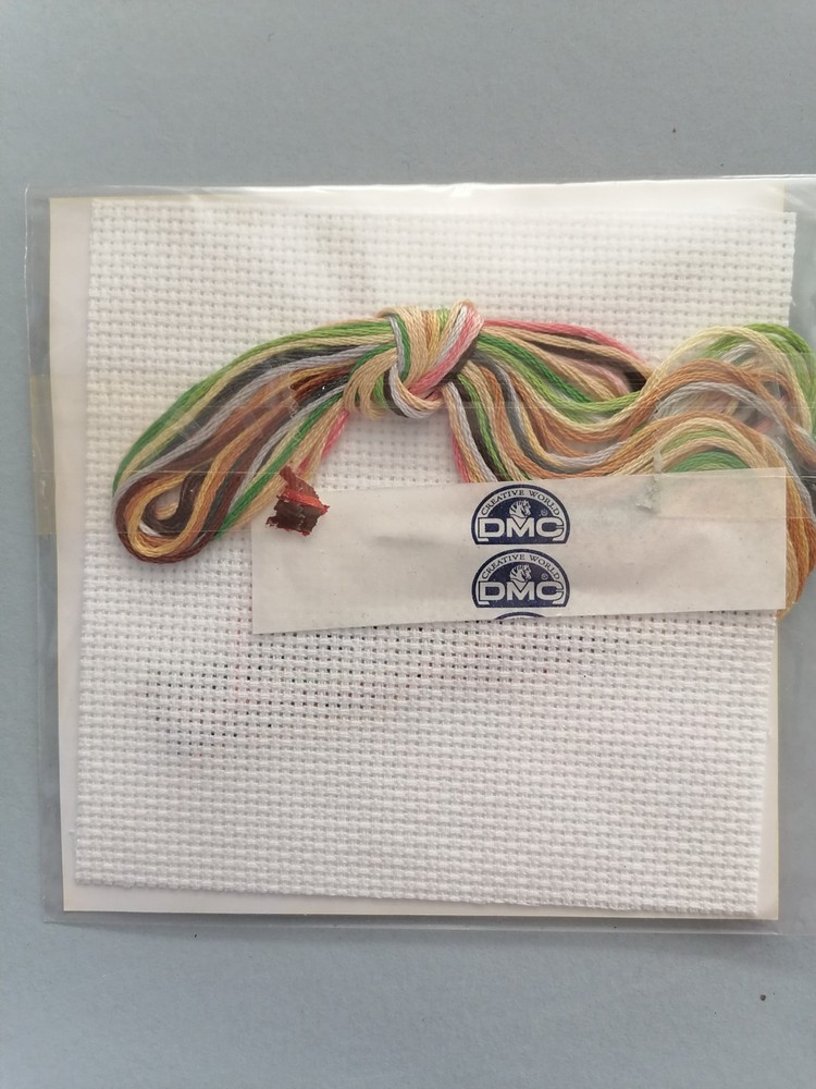 FISHING TEDDY - Counted Cross Stitch Magic Kit with Chart, DMC - from Issue 40