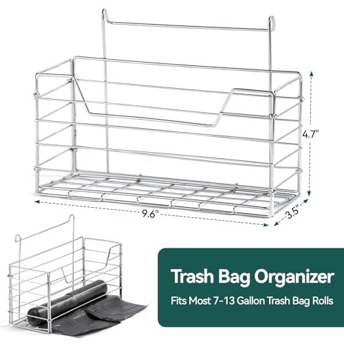Pull Out Trash Can Under Cabinet,Adjustable Under Sink Trash Can Pull Out Kit wi