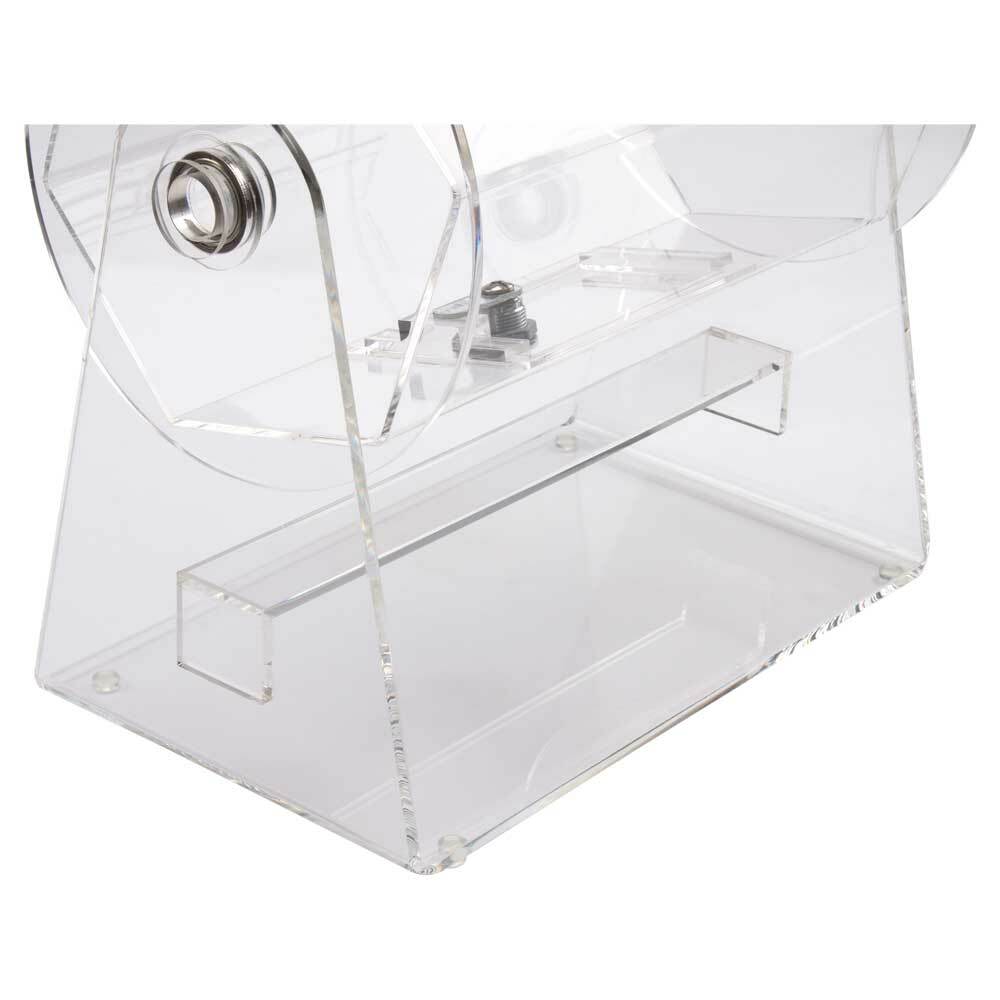 Used Small Acrylic Raffle Ticket Drum