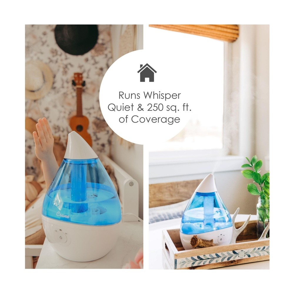 Cool Mist Air Humidifier with Adjustable Humidity Control and Aroma Diffuser
