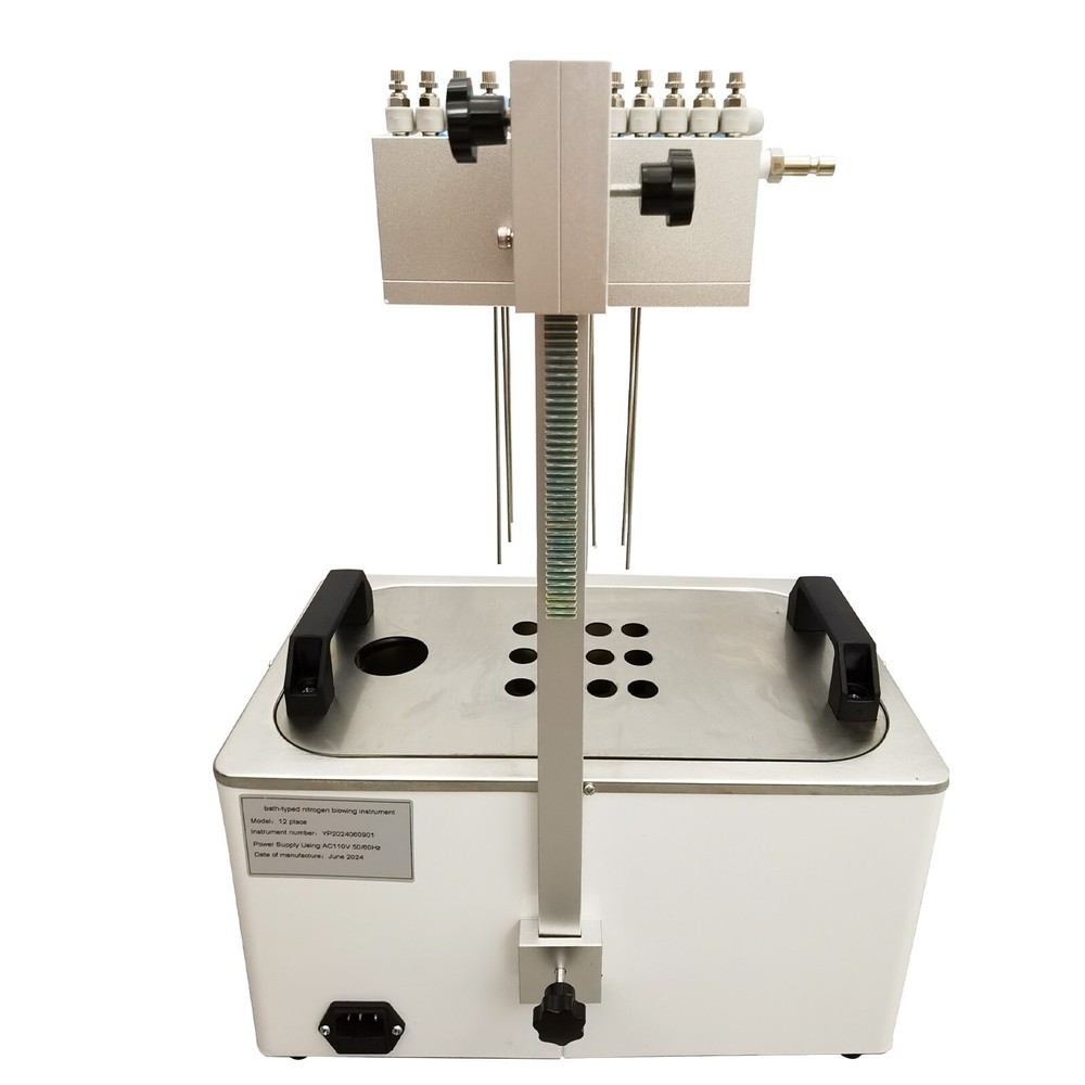12-hole Sample Extraction Bath-Typed Nitrogen Blower Water Bath Nitrogen Concent