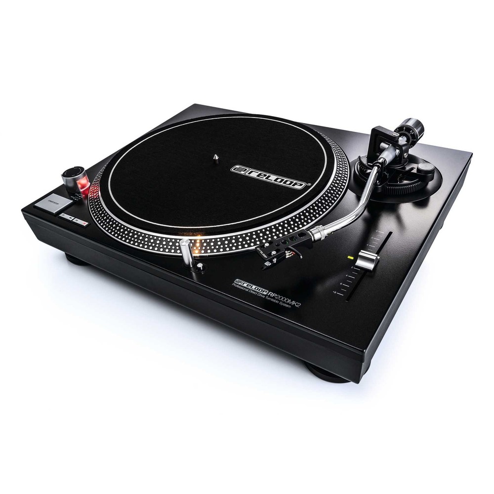 Reloop RP-2000 MK2 - Quartz-Driven DJ Turntable with Direct Drive