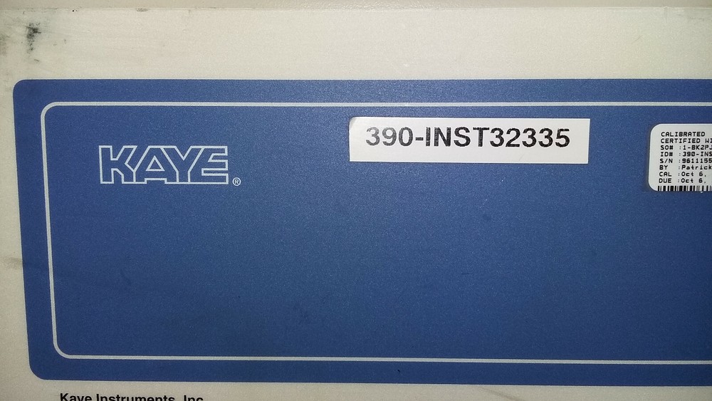 KAYE Validator KL X1360 Thermal Validation System