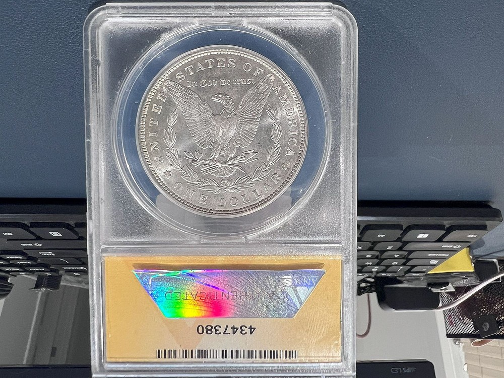1886 $1 Morgan Dollar Anacs MS 64 (FE)