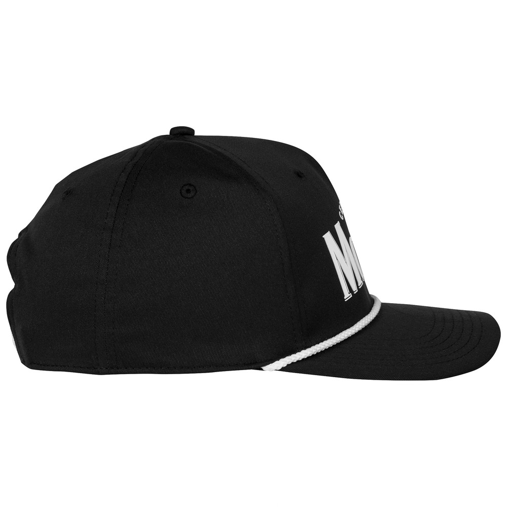 Modelo Especial Monochrome Snapback Rope Hat Black