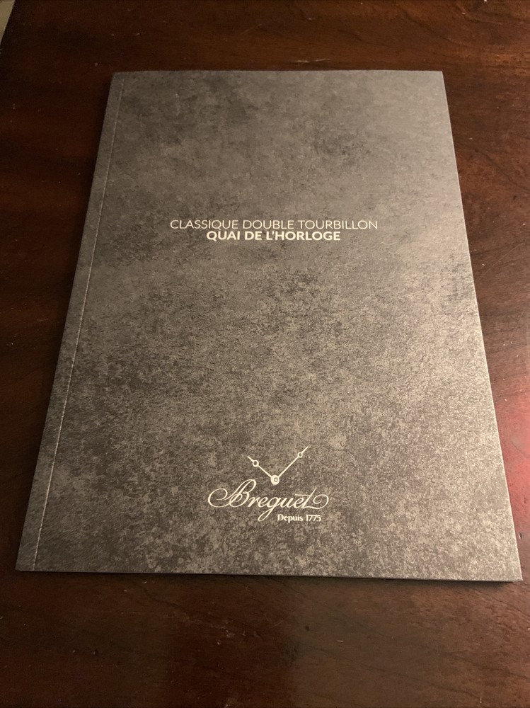 Breguet Watch classique double tourbillon catalog - 24 pages
