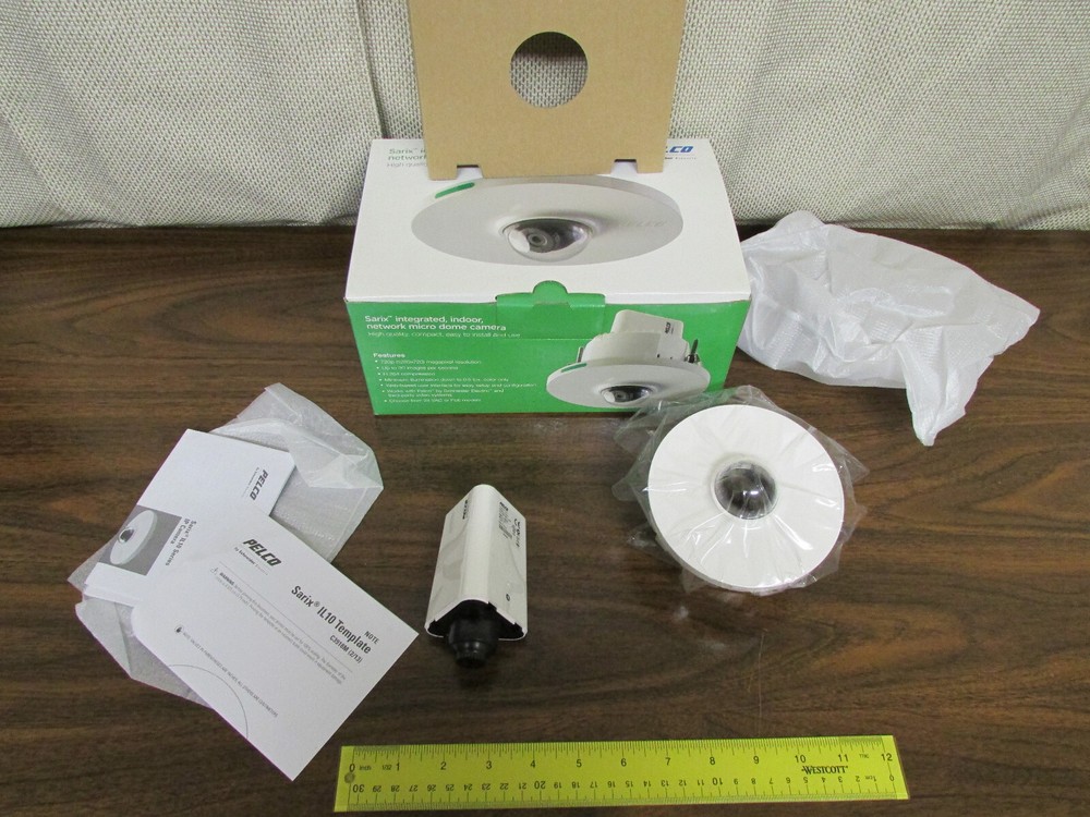 Pelco Sarix Integrated Indoor Network Micro Dome Camera Model IL-10A 24VAC New