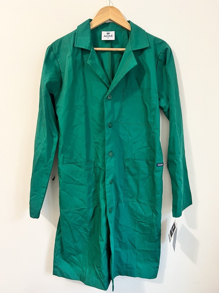 Adar green coat with belt