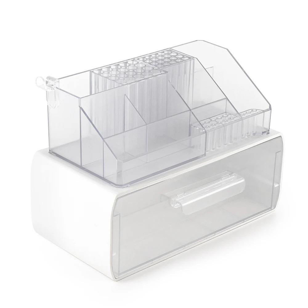 Acrylic Storage Rack Nail Art Tools Organizer Salon Display Rack Large Capacity
