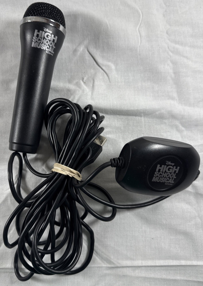 Disney High School Musical Replacement Wired Microphone Black USB