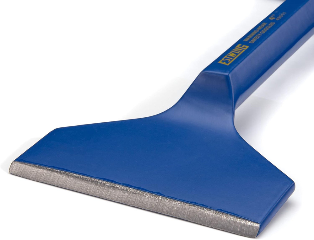 Estwing 4-Inch Wide Hex Shaft Masonry Chisel (42511)