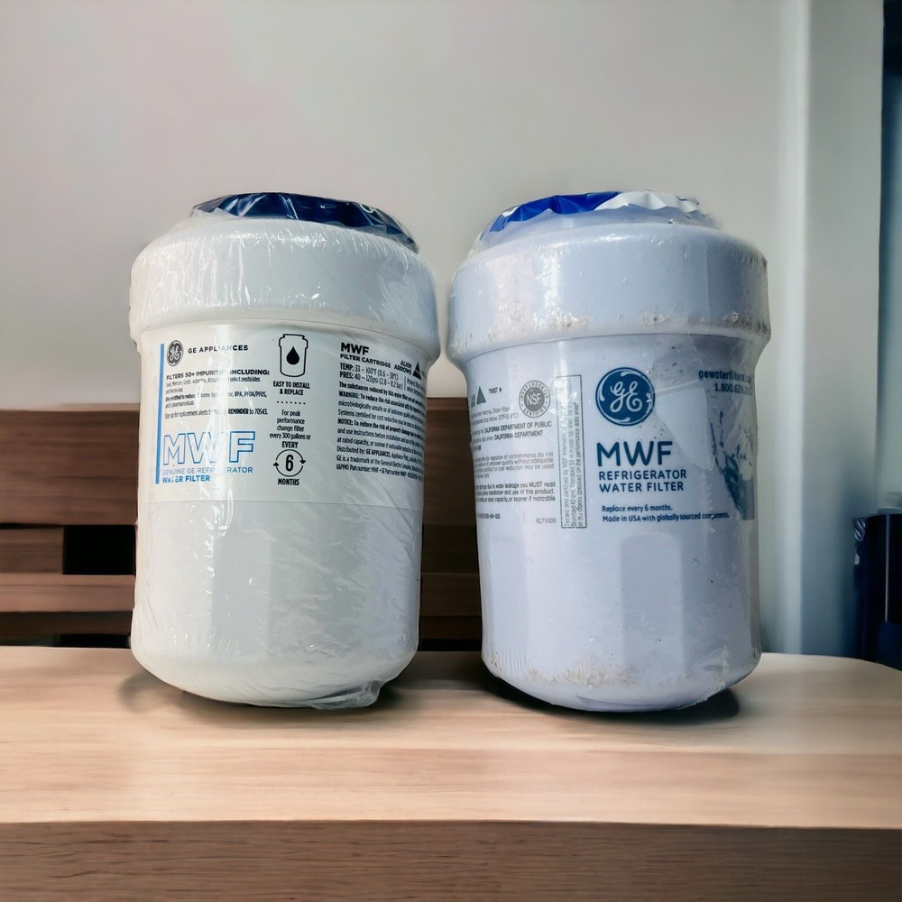 2 PACK GE MWF MWFP GWF Smartwater Refrigerator Water Filter Replacement