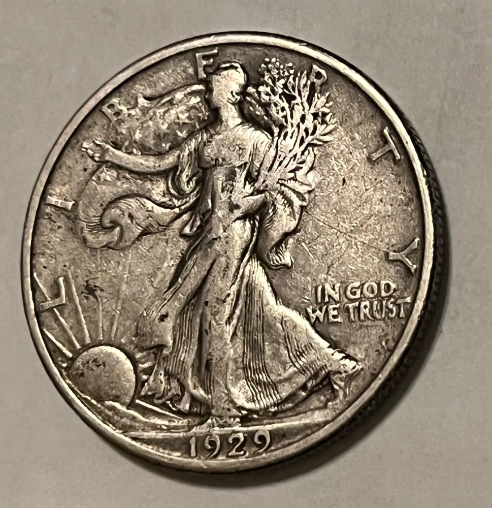 1929-d Walking Liberty Dollar. , XF, better date