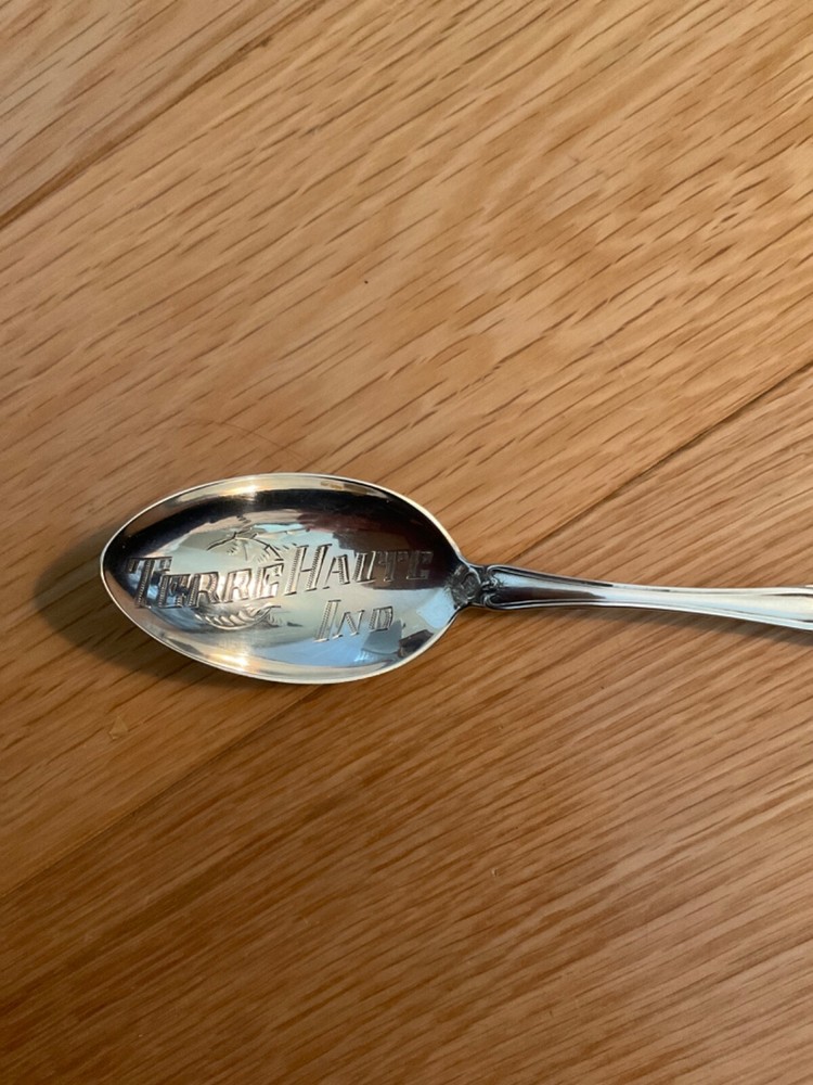 Watson unidentified floral five o'clock spoon