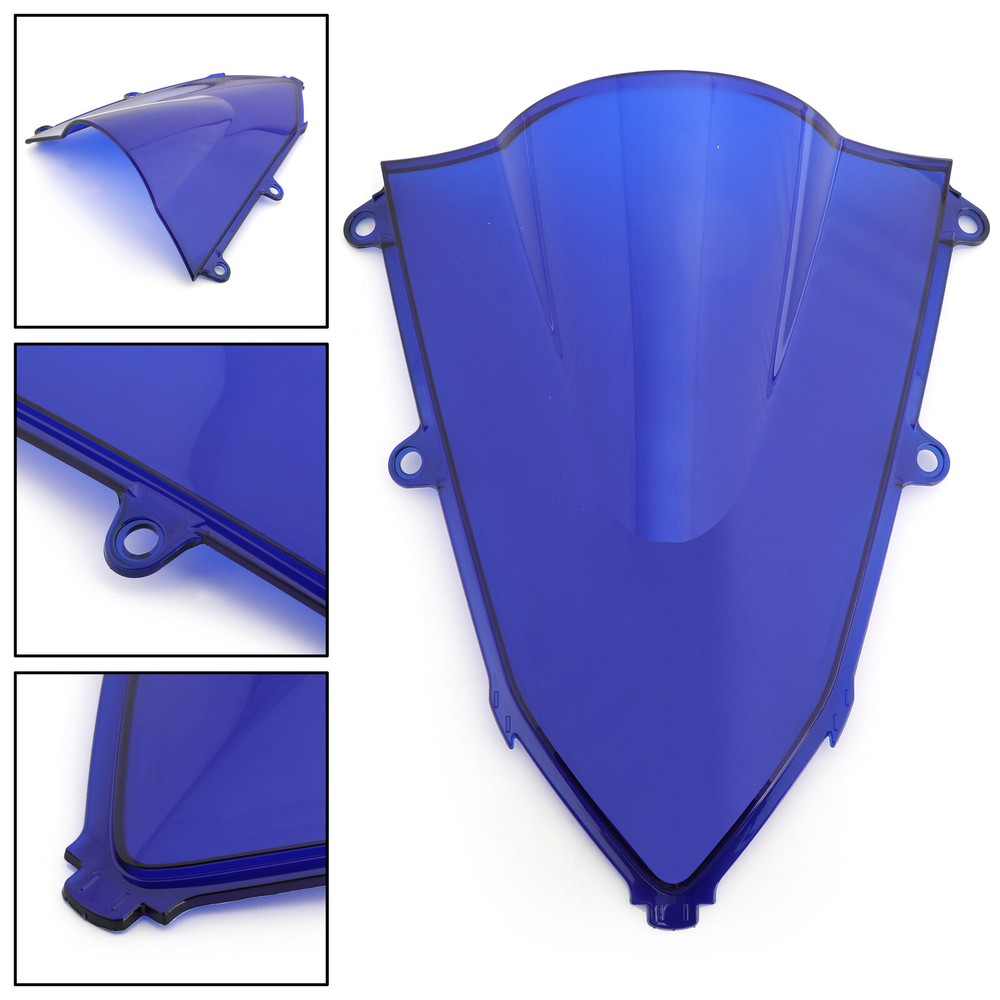 Front Blue Windshield for Honda CBR650R 2019 2020 19 20 ABS Plastic Windscreen