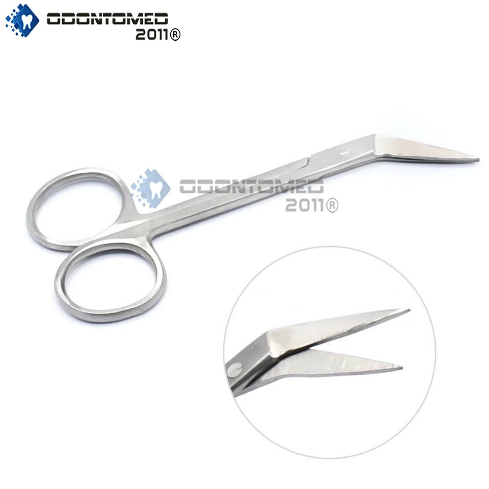 ODM 1 Iris Angular Scissors 4.5" Surgical Dental New