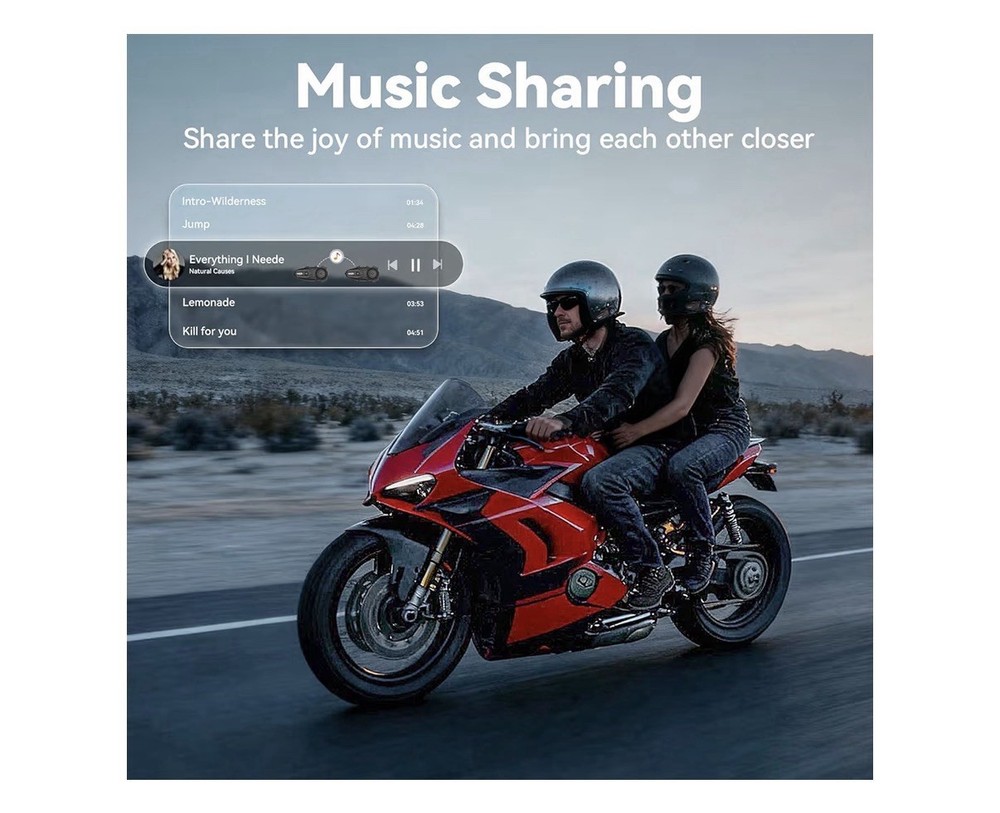 XGP X10 10 Riders Group Mesh Motorcycle Intercom