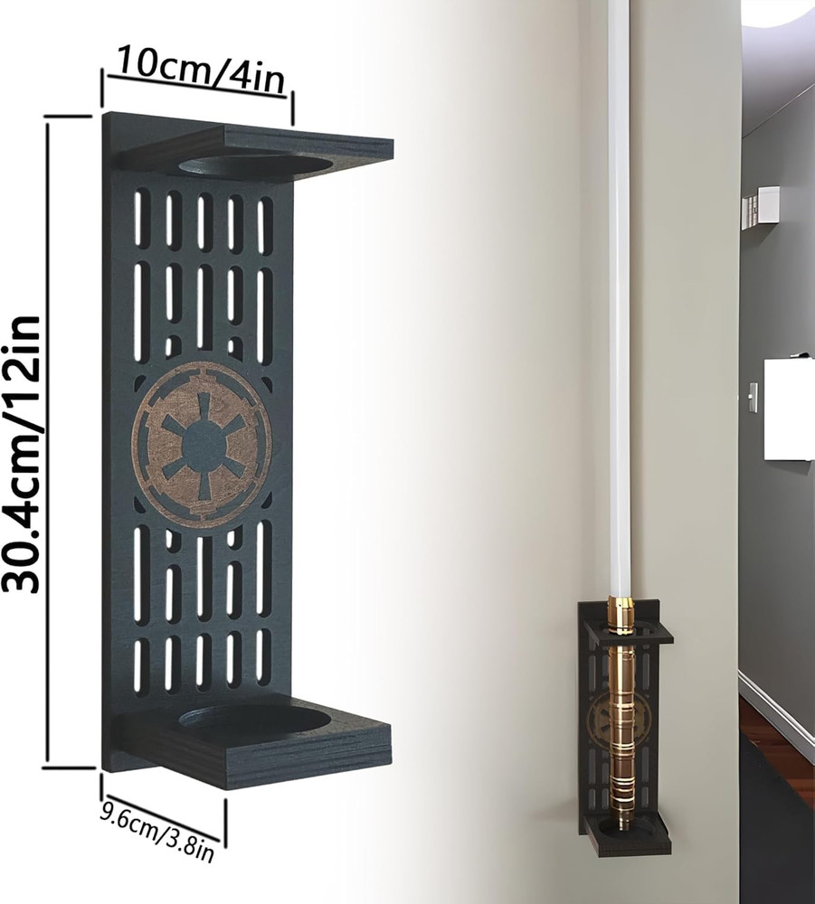 Premium Lightsaber Wall Mount � Decorative Display & Storage Stand Ideal Gift