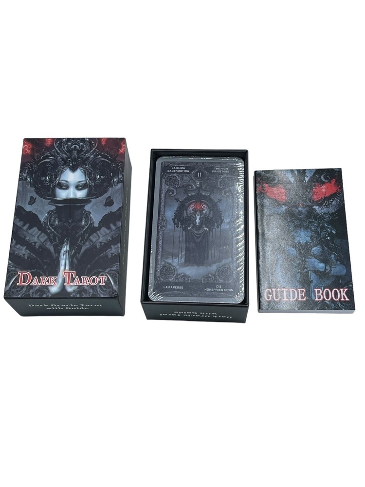 Dark Tarot Cards Deck Divination Fate Fortune Oracle Sishui