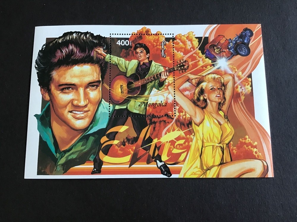Elvis Presley Mongolia Mint Never Hinged Stamp Sheet R38313