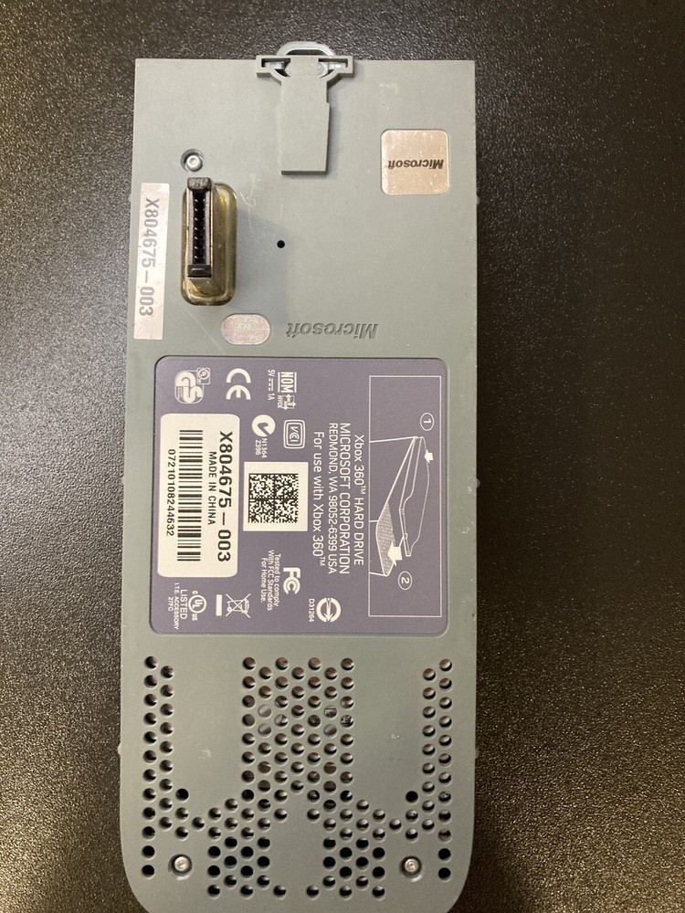 Xbox 360 Hard Drive Not Tested As Is