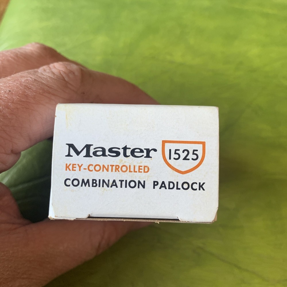 NOS Milwaukee Wisconsin Master Locks Padlock Combination Dial In Box Package 2